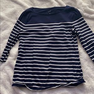 Long sleeve stripped shirt
